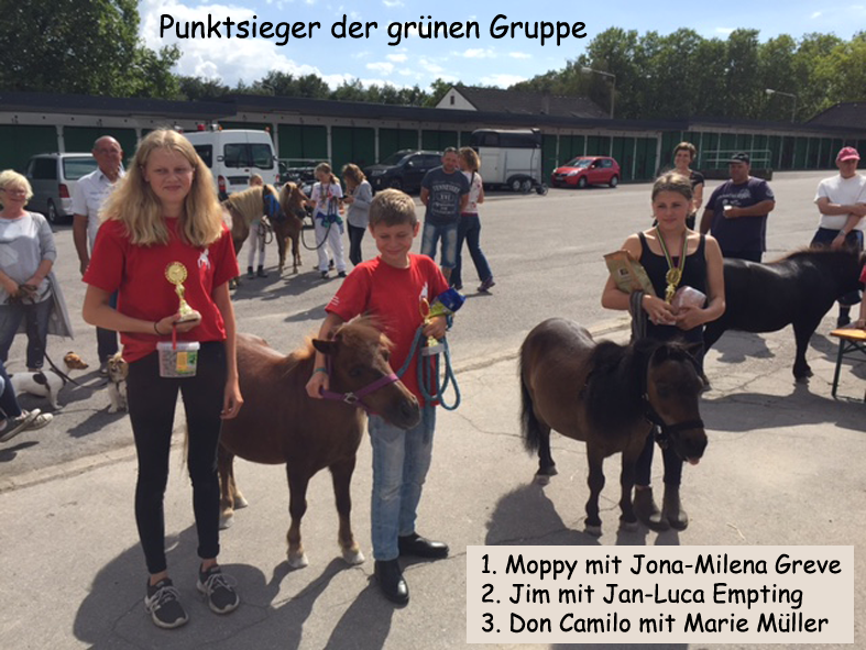 Punktsieger grüne Gruppe